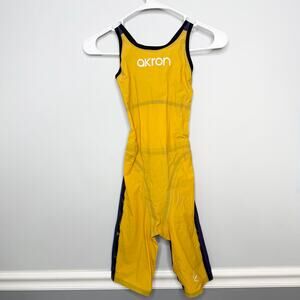 AKRON Open Back Kneeskin Racing Swimsuit